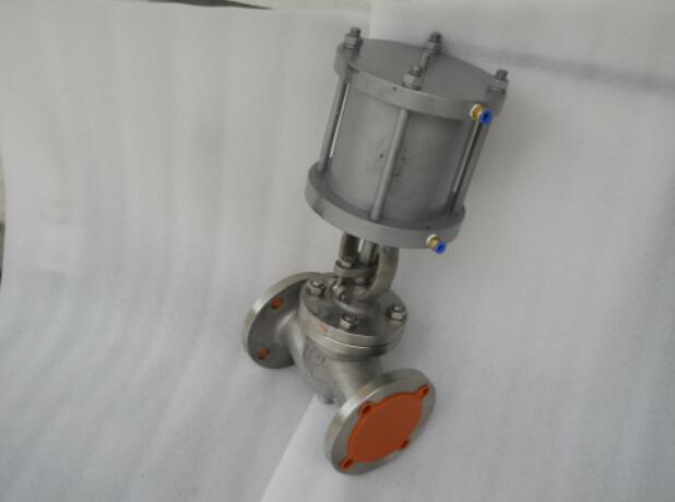 流量控制氣動截止閥圖片 氣動調(diào)節(jié)閥實(shí)物圖