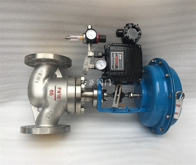 氣動(dòng)薄膜單座調(diào)節(jié)閥實(shí)物圖片