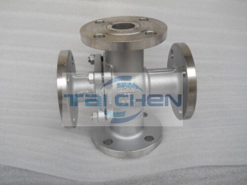 Q46F四通換向球閥圖片 不銹鋼四通球閥實(shí)物圖