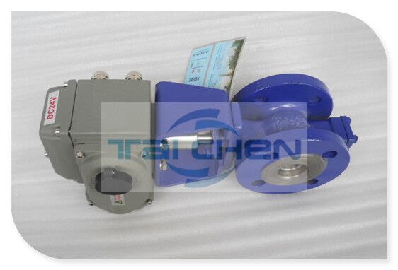 電動V型調(diào)節(jié)球閥結(jié)構(gòu)圖,電動V型偏心球閥圖例