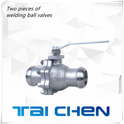 二片式浮動式對焊球閥圖片