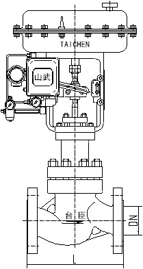 氣動調(diào)節(jié)閥結(jié)構(gòu)圖