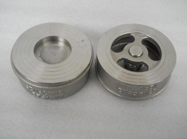 H71H對(duì)夾圓片式止回閥圖紙 對(duì)夾單瓣旋啟式止回閥結(jié)構(gòu)圖