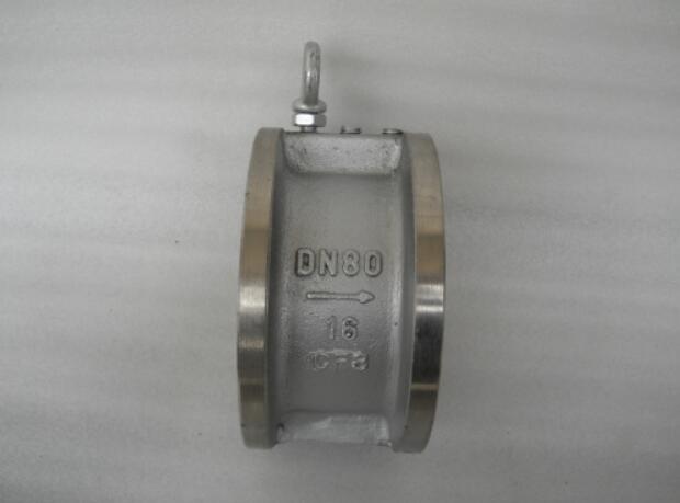 不銹鋼對夾碟型止回閥結(jié)構(gòu)圖 蝶式止回閥實拍圖片