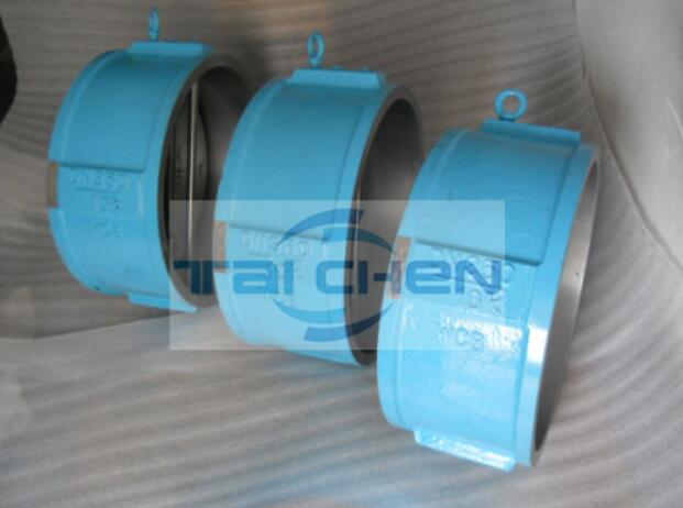 對夾雙瓣旋啟式止回閥圖紙 日便對夾蝶式止回閥實(shí)物圖