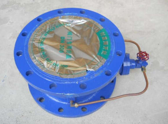 微阻緩閉消聲止回閥圖片 鑄鐵法蘭止回閥實物圖