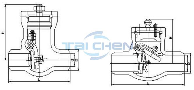 H64W焊接對(duì)焊止回閥